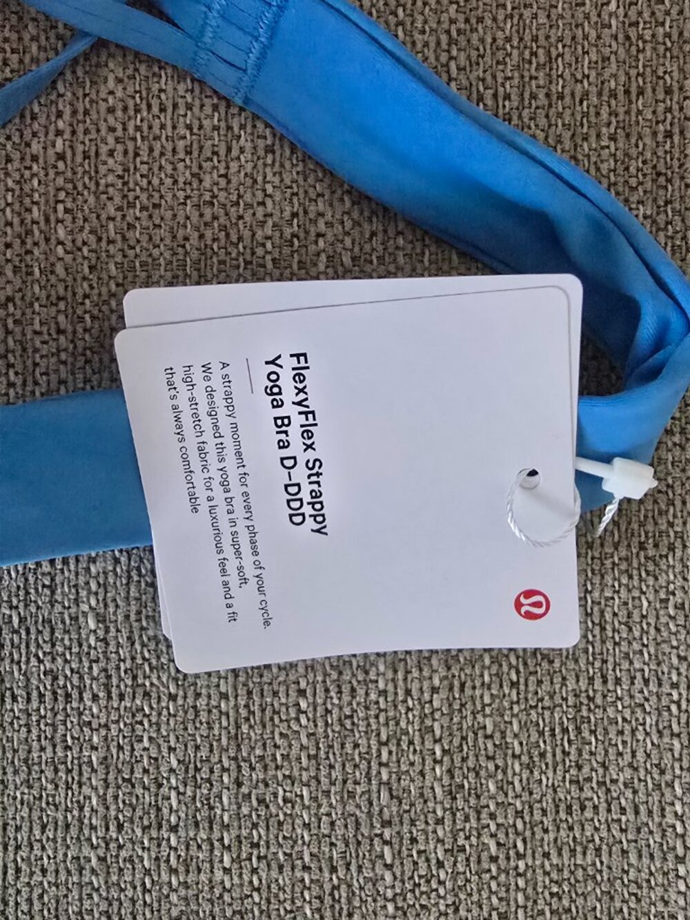 Lululemon FlexyFlex Strappy Yoga Bra Light Support, D-DDD Cups S/M NWT - Picture 2 of 3